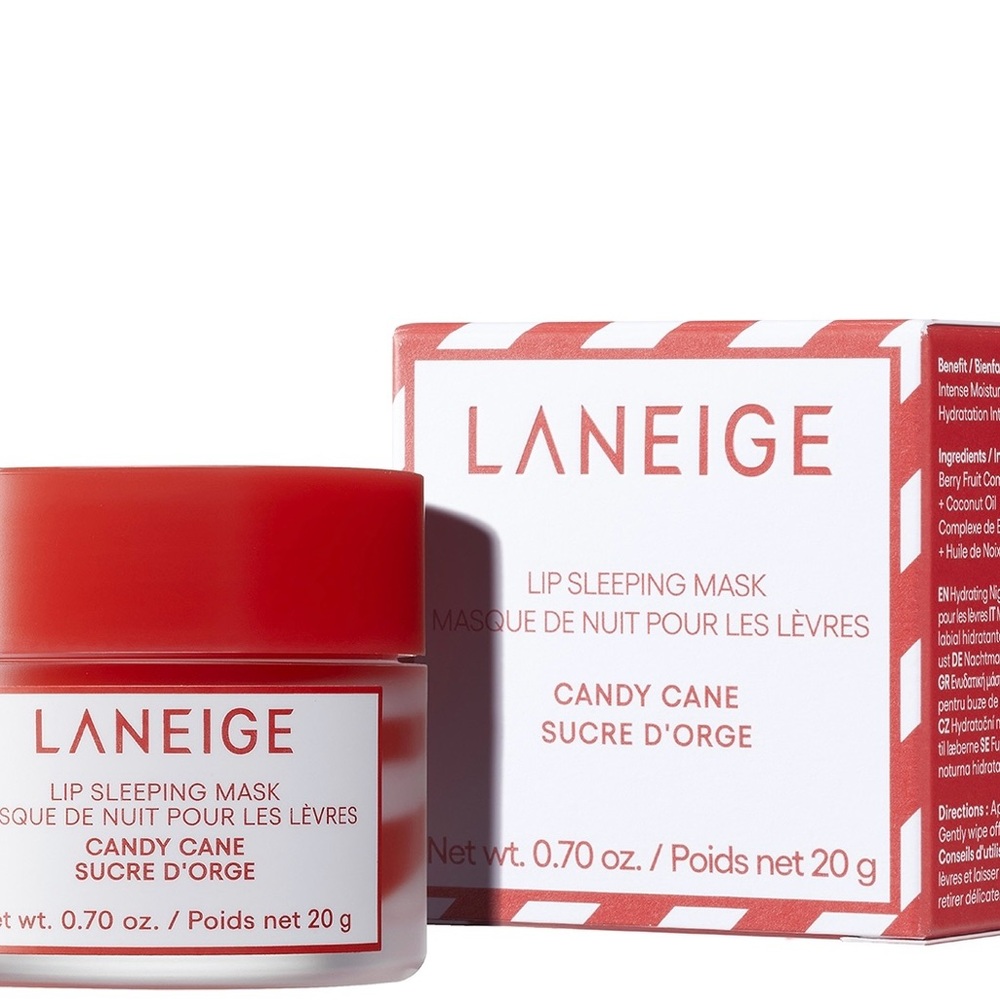 LANEIGE Lip Sleeping Mask - Candy Cane New In Box